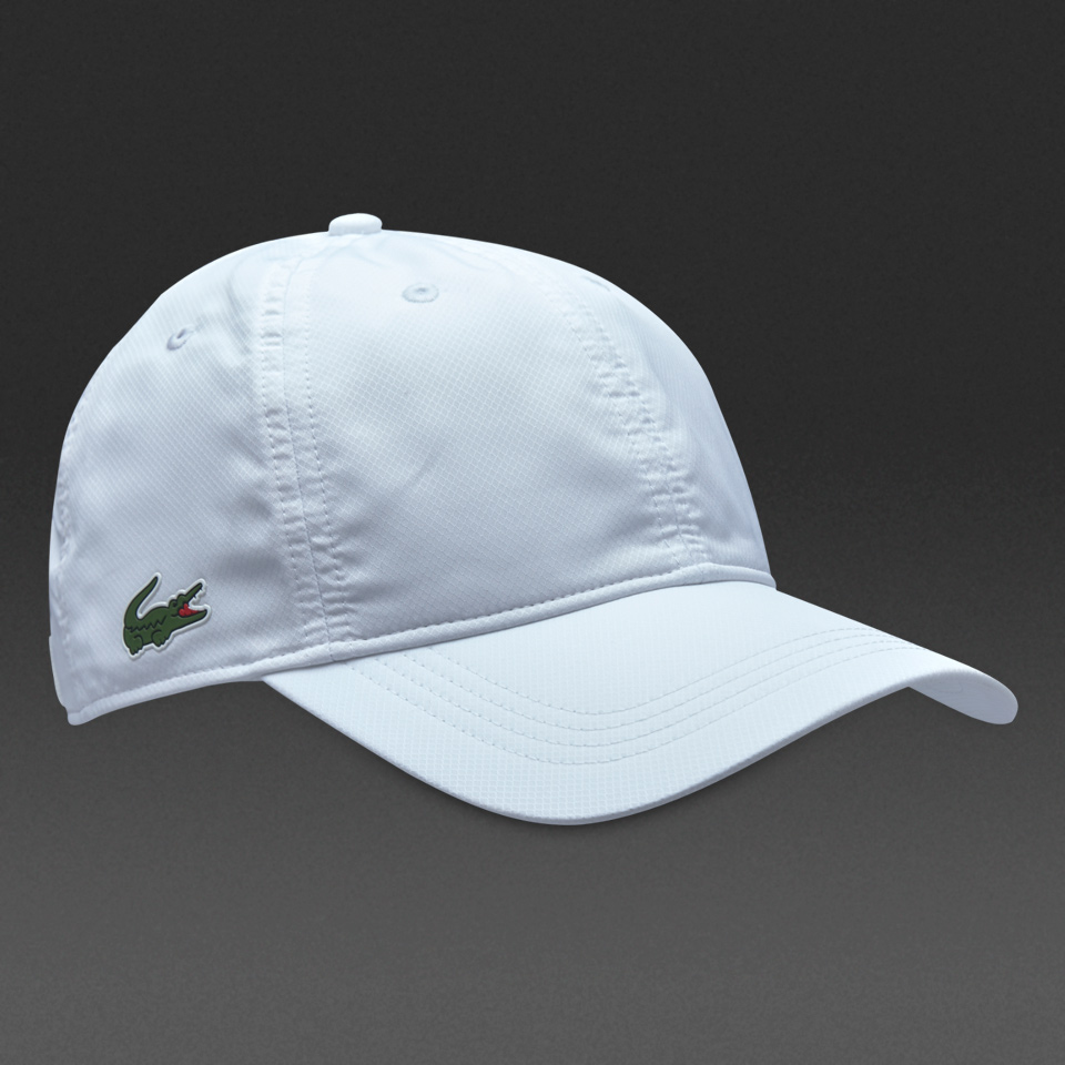 Lacoste Weave 3cm Side Croc Cap White for Men
